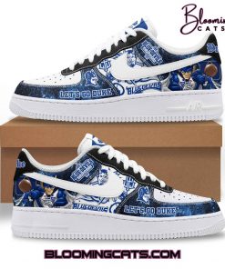 Blue Devils ” Let’s Go Duke” Air Force 1 Sneaker