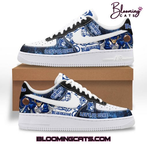 Blue Devils ” Let’s Go Duke” Air Force 1 Sneaker