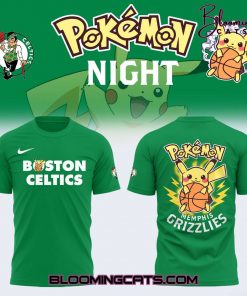 Boston Celtics x Pokemon Night 2025 Limited Edition Shirt