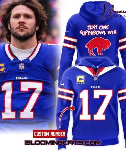 Buffalo Bills x Josh Allen Limited Edition Blue Hoodie