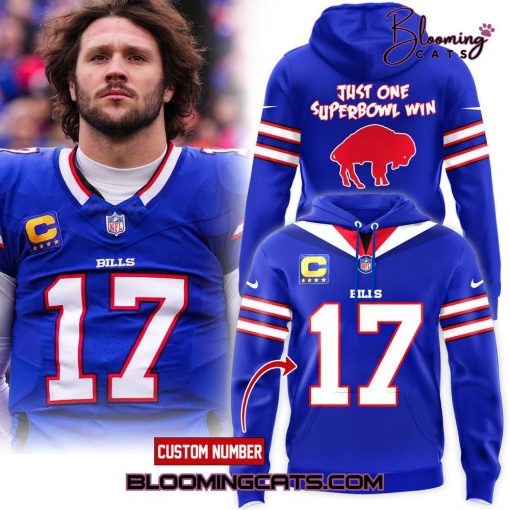 Buffalo Bills x Josh Allen Limited Edition Blue Hoodie