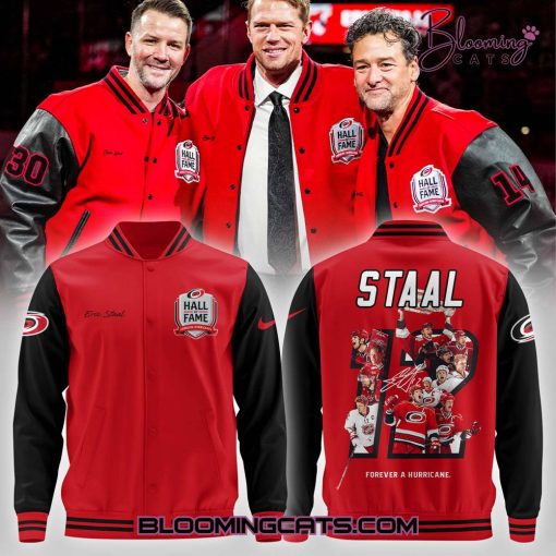 Carolina Hurricanes x Eric Staal Hall of Fame Limited Edition Baseball Jacket