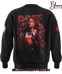 Chicago Bulls Derrick Rose Night Limied Edition Black Sweatshirt