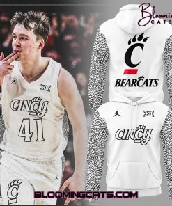 Cincinnati Bearcats “Black Cat” Limited Edition White Hoodie