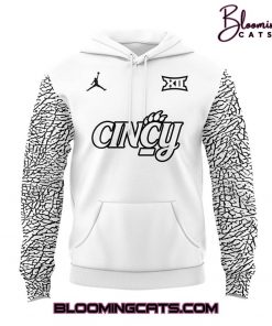 Cincinnati Bearcats “Black Cat” Limited Edition White Hoodie