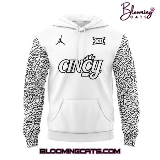 Cincinnati Bearcats “Black Cat” Limited Edition White Hoodie