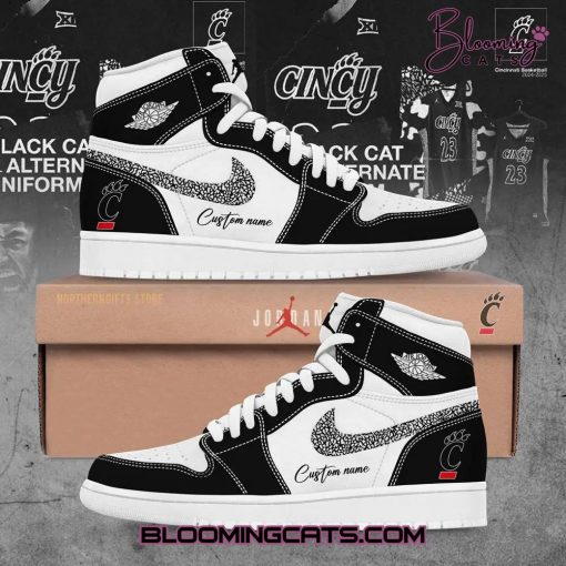 Cincinnati Bearcats For Fans Custom Name Air Jordan 1 Sneaker