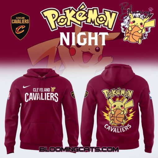 Cleveland Cavaliers x Pokemon Night 2025 Limited Edition Hoodie