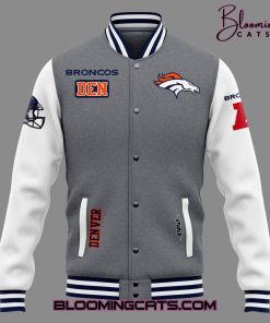 Denver Broncos Limited Edition Grey Baseball Jacket