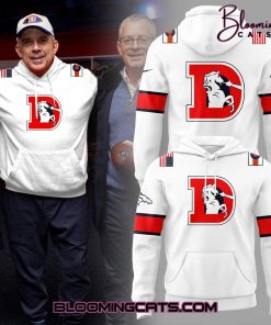 Denver Broncos x Coach Sean Payton Throwback White Hoodie