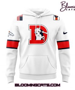 Denver Broncos x Coach Sean Payton Throwback White Hoodie