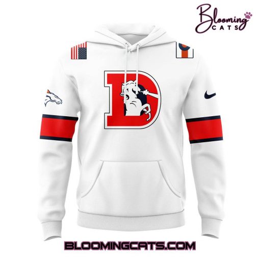 Denver Broncos x Coach Sean Payton Throwback White Hoodie