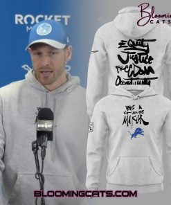 Detroit Lions Inspire Change Be A Change Maker NFL Grey Hoodie