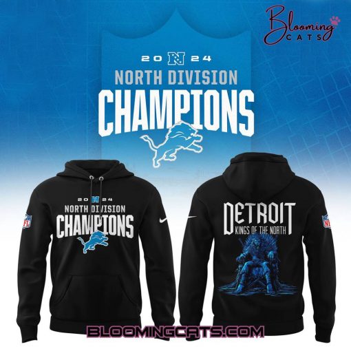 Detroit Lions NFC North Champions Special New Black Hoodie