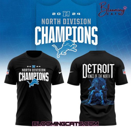 Detroit Lions NFC North Champions Special New Black Shirt