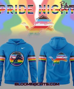 Detroit Lions x PRIDE NIGHT Limited Edition Blue Hoodie