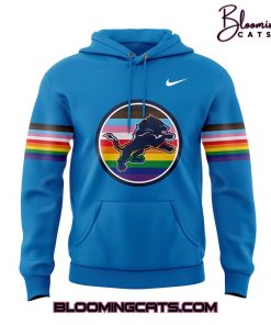 Detroit Lions x PRIDE NIGHT Limited Edition Blue Hoodie