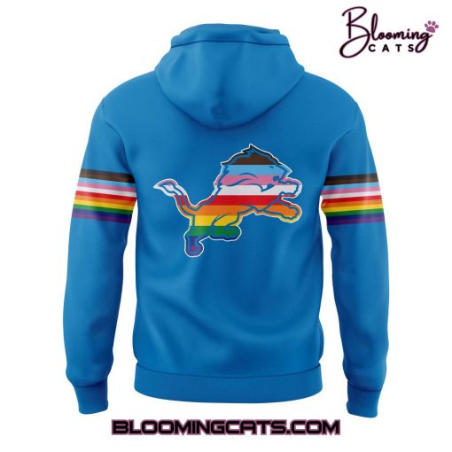 Detroit Lions x PRIDE NIGHT Limited Edition Blue Hoodie