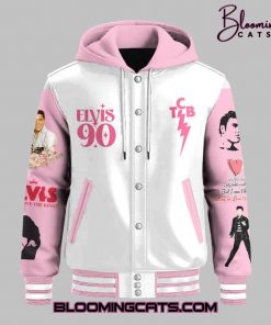 Elvis Presley 90th Anniversary Limited Edition Pink Baseball Jacket