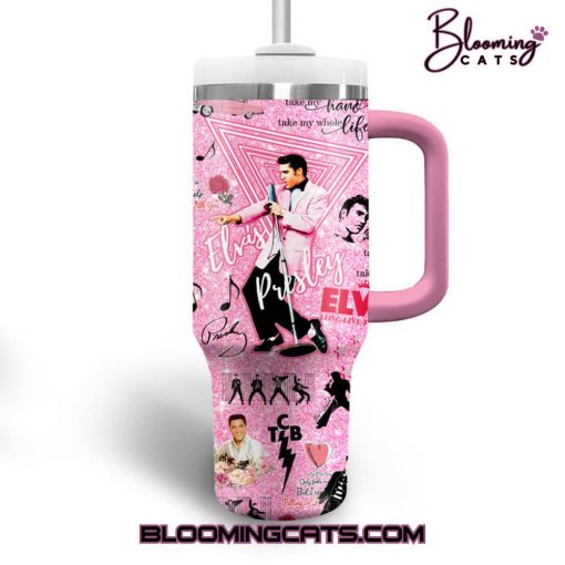 Elvis Presley 90th Anniversary Limited Edition Pink Stanley Tumbler