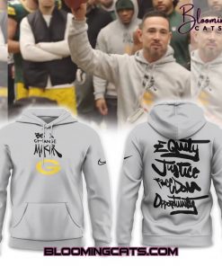 Green Bay Packers Be A Change Maker NFL Grey Hoodie