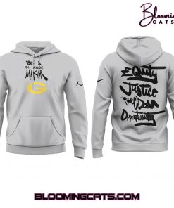 Green Bay Packers Be A Change Maker NFL Grey Hoodie