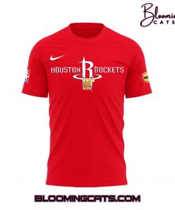 Houston Rockets x Pokemon Night 2025 Limited Edition Red T-shirt