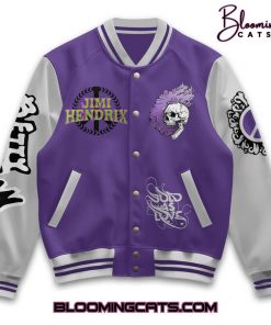 Jimi Hendrix Power of Love Love of Power Baseball Jacket