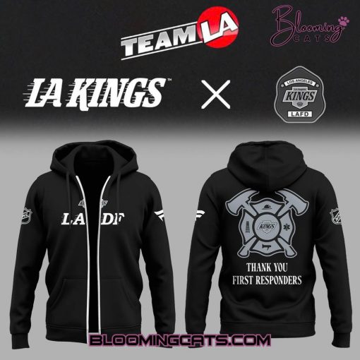 LA Kings x LA Strong 2025 Limited Edition Zip Hoodie