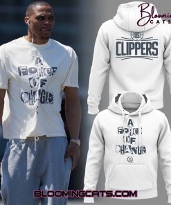 Los Angeles Clippers A Force Of Change Limited Edition White Hoodie