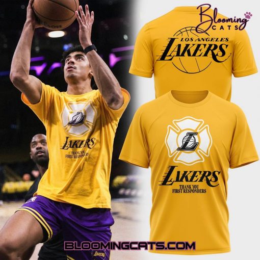 Los Angeles Lakers Thank You First Responders Shirt