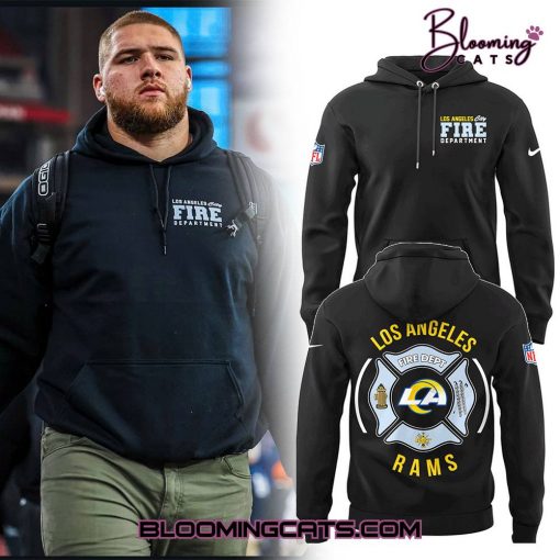 Los Angeles Rams LAFD Limited Edition Black Hoodie