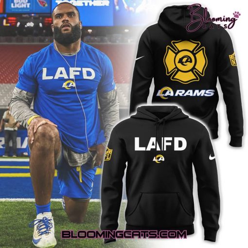 Los Angeles Rams LAFD Limited Edition Black Hoodie