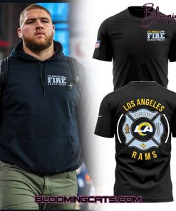 Los Angeles Rams LAFD Limited Edition Black T-shirt