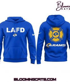 Los Angeles Rams LAFD Limited Edition Blue Hoodie