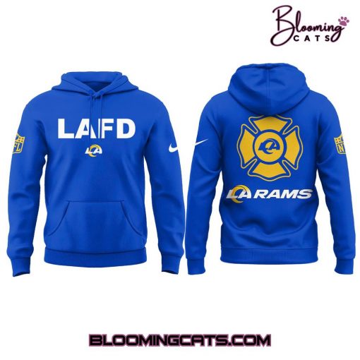 Los Angeles Rams LAFD Limited Edition Blue Hoodie