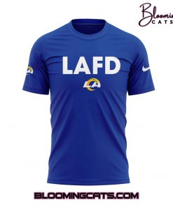 Los Angeles Rams LAFD Limited Edition Blue T-shirt