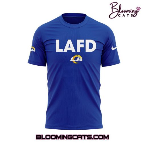 Los Angeles Rams LAFD Limited Edition Blue T-shirt