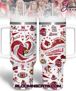 Louisville Cardinals “Just a Girl Who Loves Her Cardinals” Stanley Tumbler