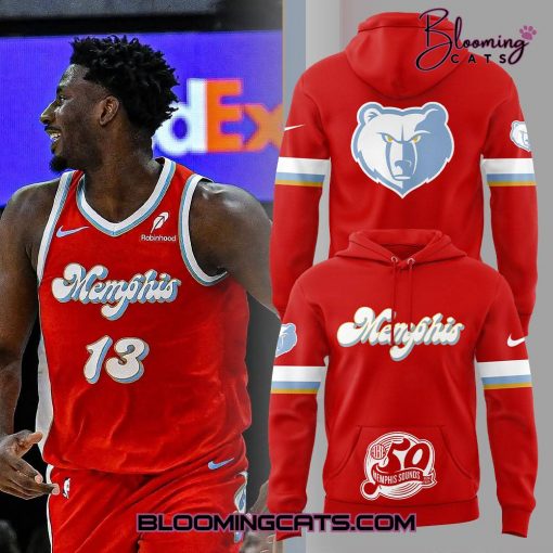 Memphis Grizzlies City Edition Red Hoodie