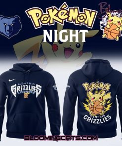 Memphis Grizzlies x Pokemon Night 2025 Limited Edition Hoodie