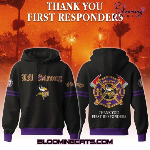 Minnesota Vikings Thank You First Respondes Limited Edition Hoodie