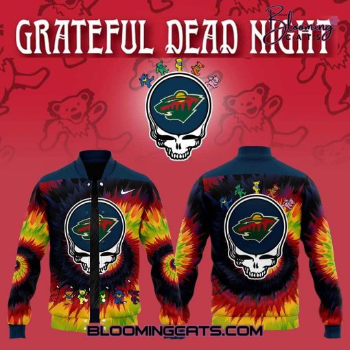 Minnesota Vikings x Grateful Dead Night Limited Edition Baseball Jacket