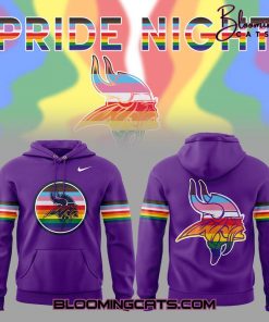 Minnesota Vikings x PRIDE NIGHT Limited Edition Purple Hoodie