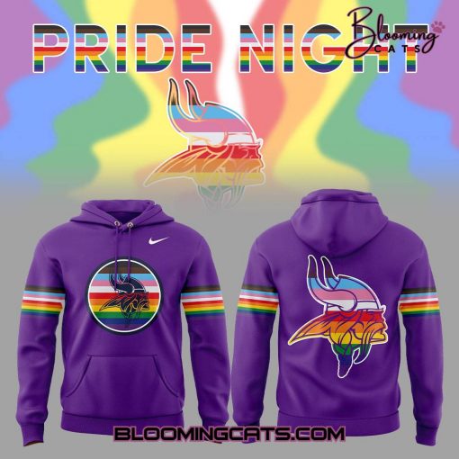 Minnesota Vikings x PRIDE NIGHT Limited Edition Purple Hoodie