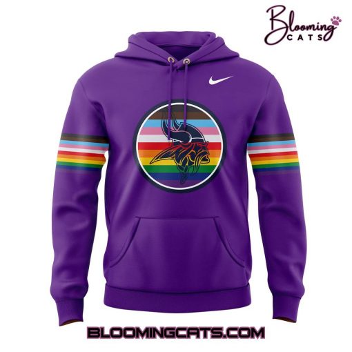 Minnesota Vikings x PRIDE NIGHT Limited Edition Purple Hoodie