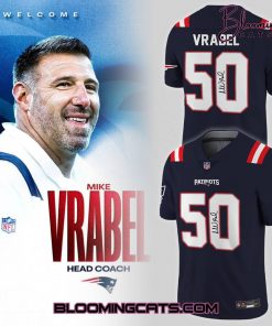 New England Patriots x Mike Vrabel Limited Edition Football Jersey