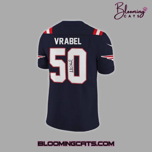 New England Patriots x Mike Vrabel Limited Edition Football Jersey