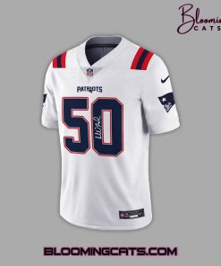 New England Patriots x Mike Vrabel Limited Edition White Football Jersey