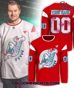 New Jersey Devils Asian and Pacific Islander Red Hockey Jersey